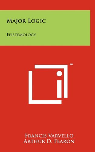 Product Image: Major Logic: Epistemology
