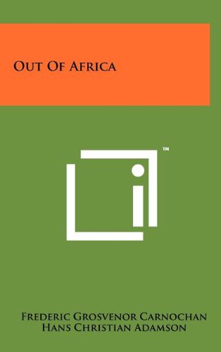 Out of Africa Contemporary literature