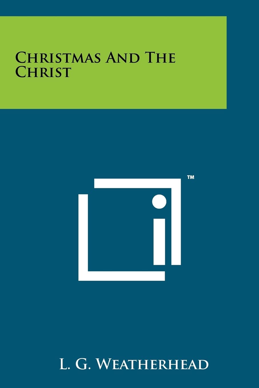 Christmas and the Christ Contemporary literature