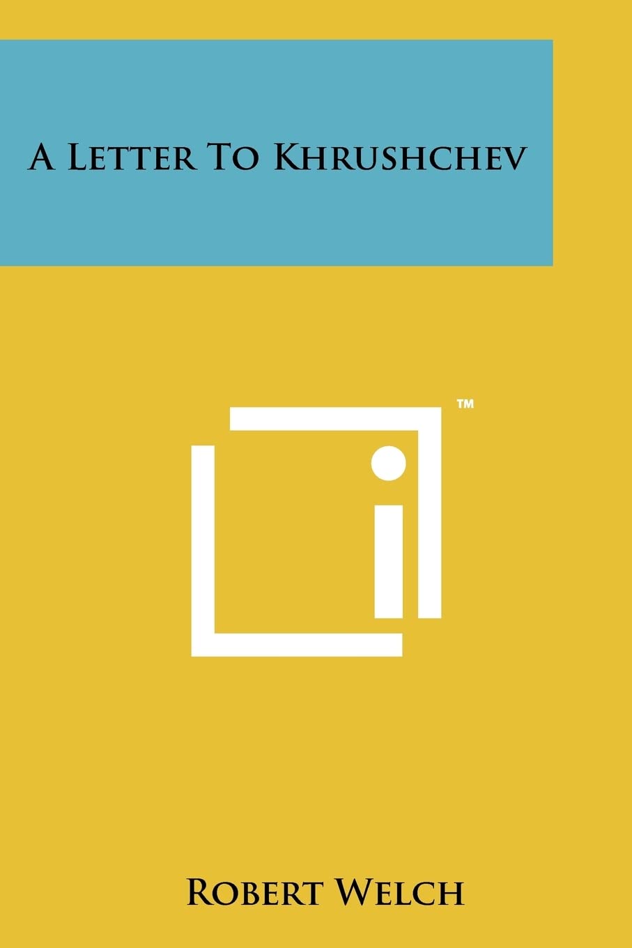 A Letter to Khrushchev Contemporary literature Books