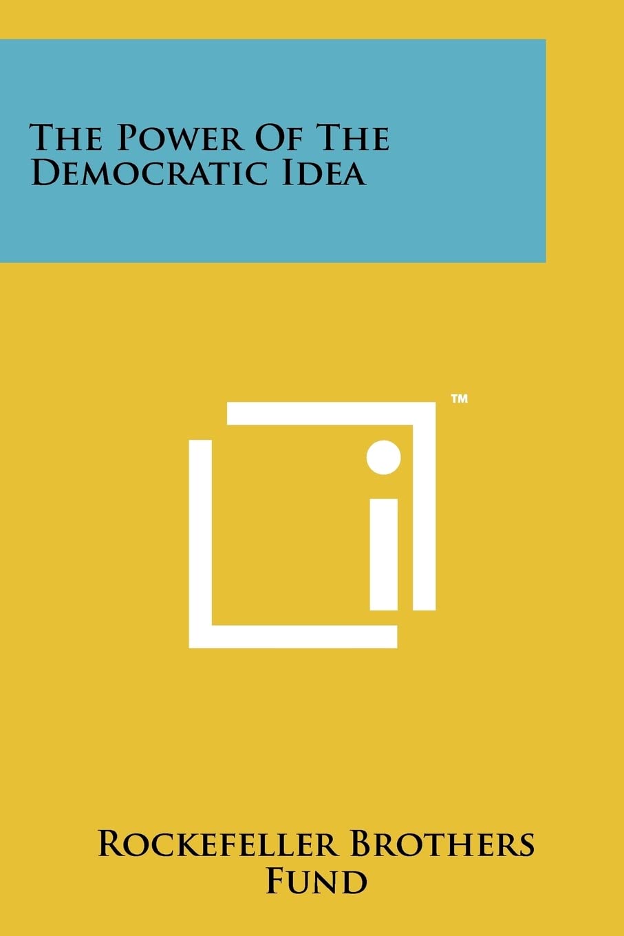 The Power of the Democratic Idea Contemporary literature