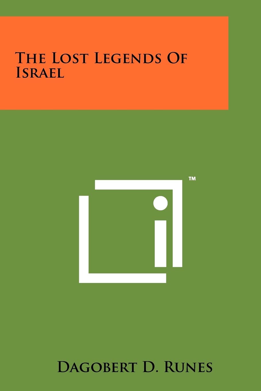 The Lost Legends of Israel Social Sciences