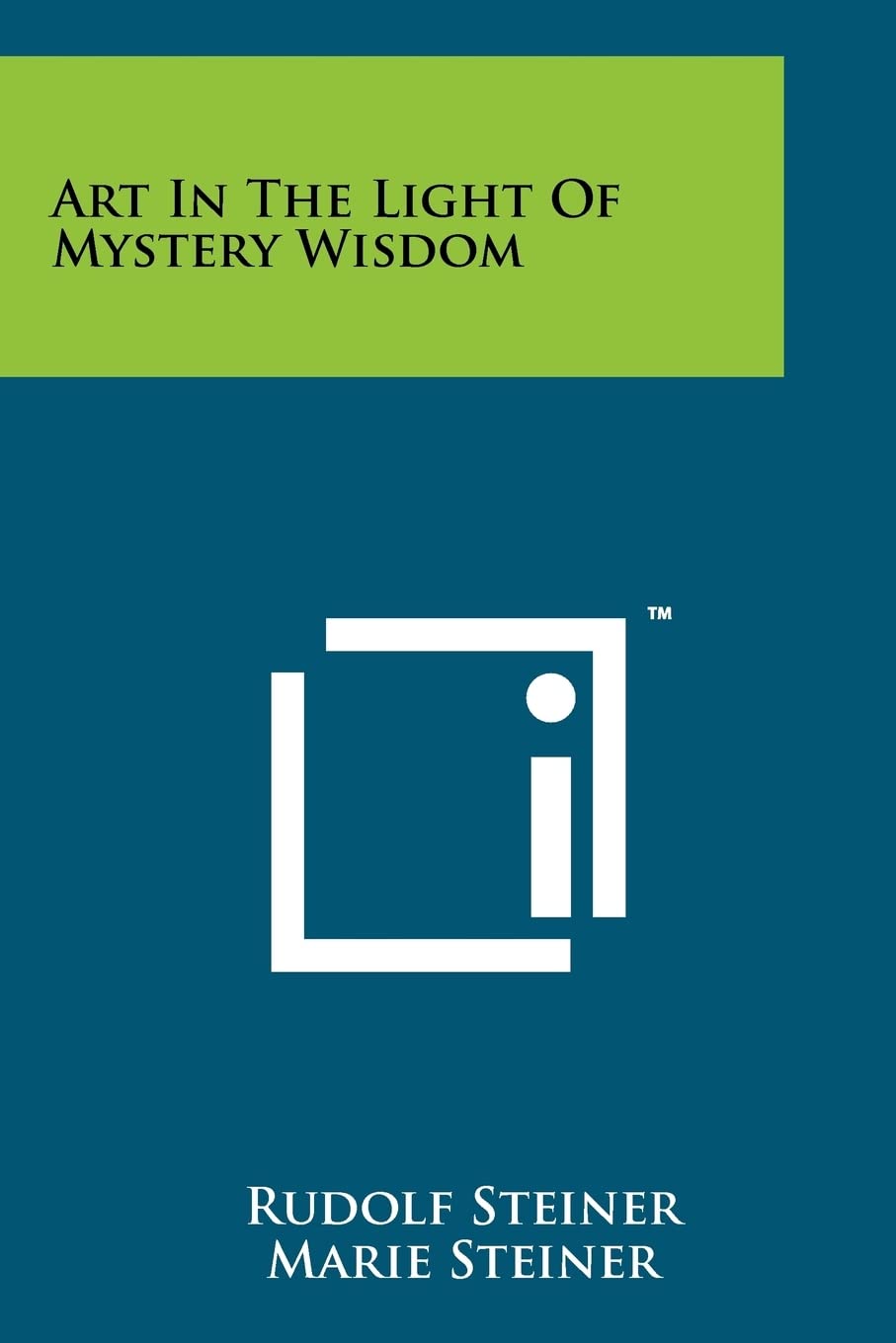 Art In The Light Of Mystery Wisdom Contemporary literature