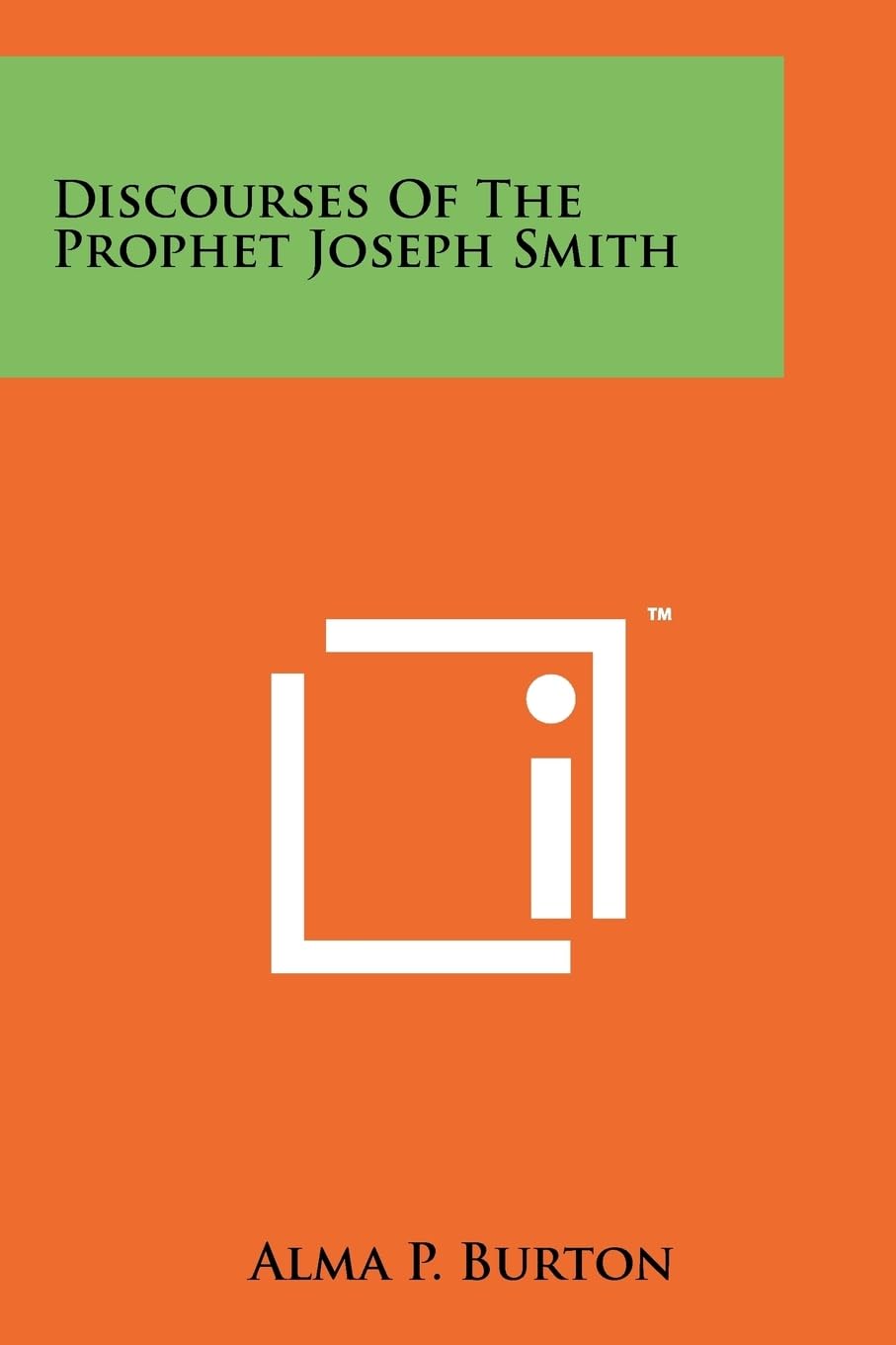 Discourses Of The Prophet Joseph Smith Contemporary literature