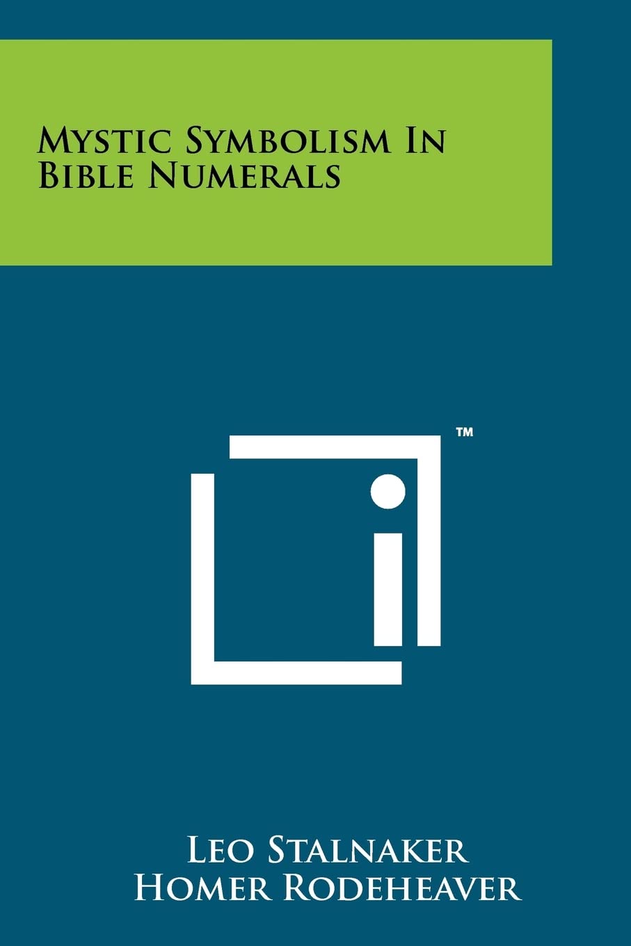Mystic Symbolism In Bible Numerals Contemporary literature