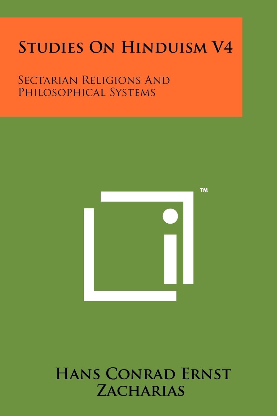 Studies On Hinduism V4: Sectarian Religions And Philosophical Systems Contemporary literature