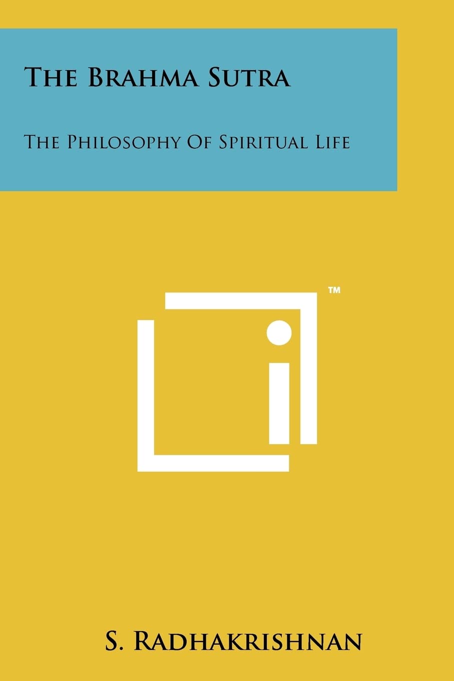 The Brahma Sutra: The Philosophy Of Spiritual Life Contemporary literature Books