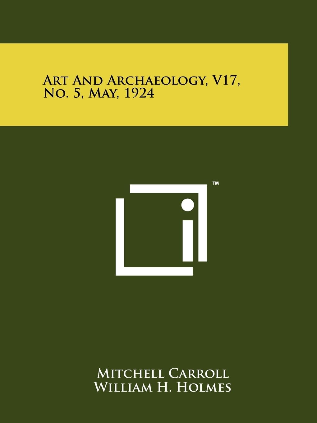 Art and Archaeology, V17, No. 5, May, 1924 Contemporary literature
