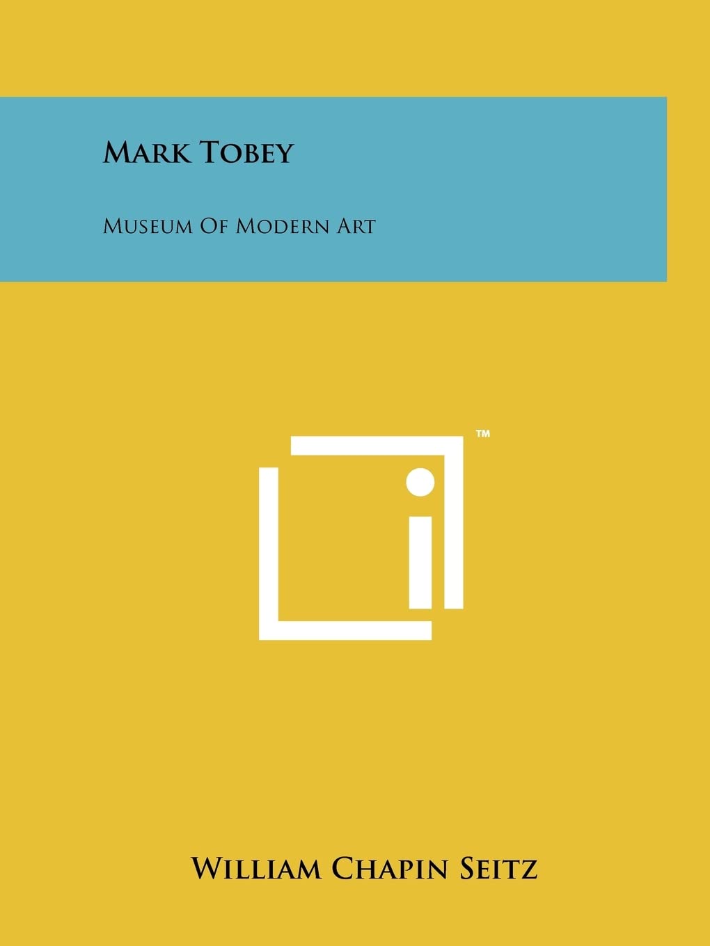 Mark Tobey: Museum Of Modern Art book