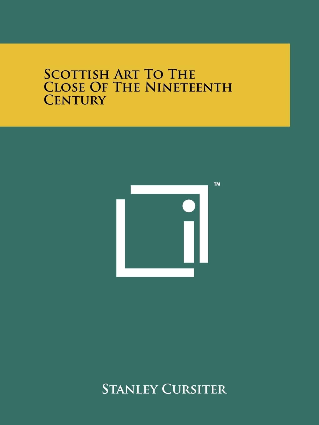 Scottish Art To The Close Of The Nineteenth Century Film, Art & Culture