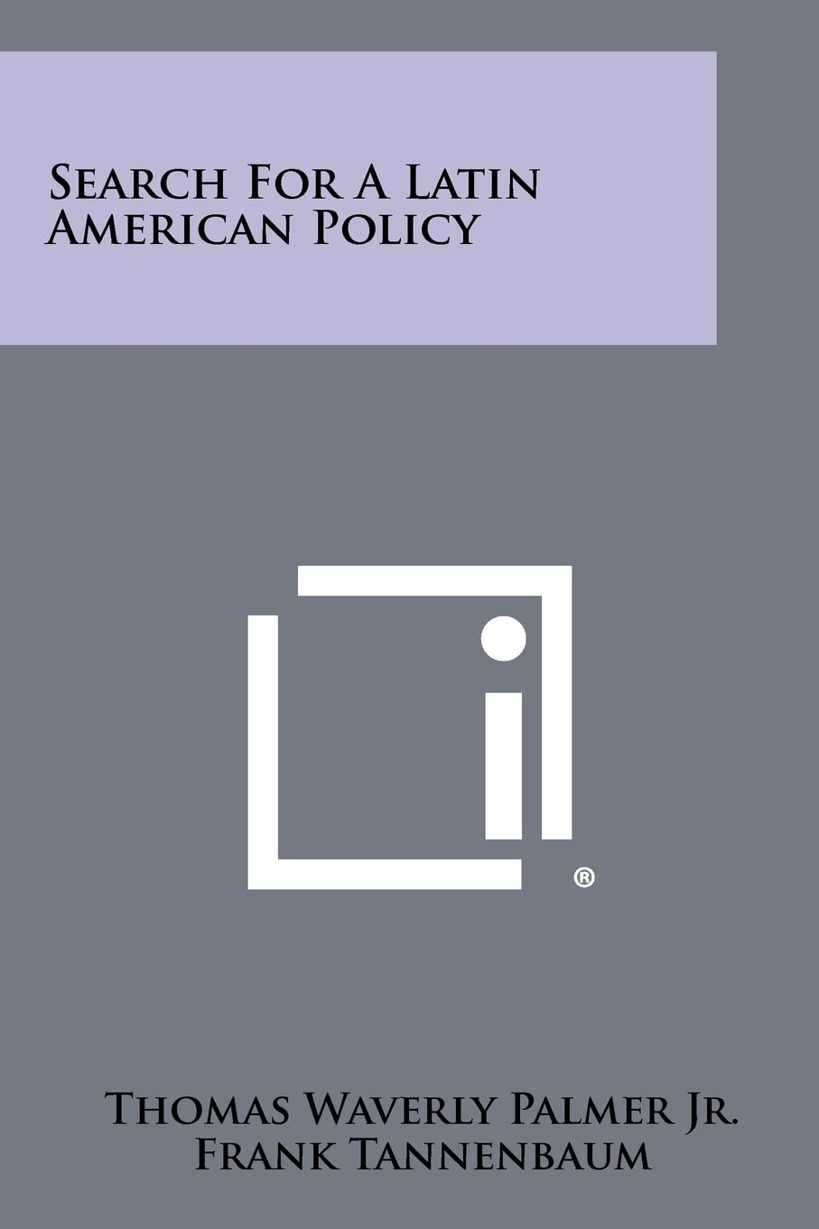 Search for a Latin American Policy book