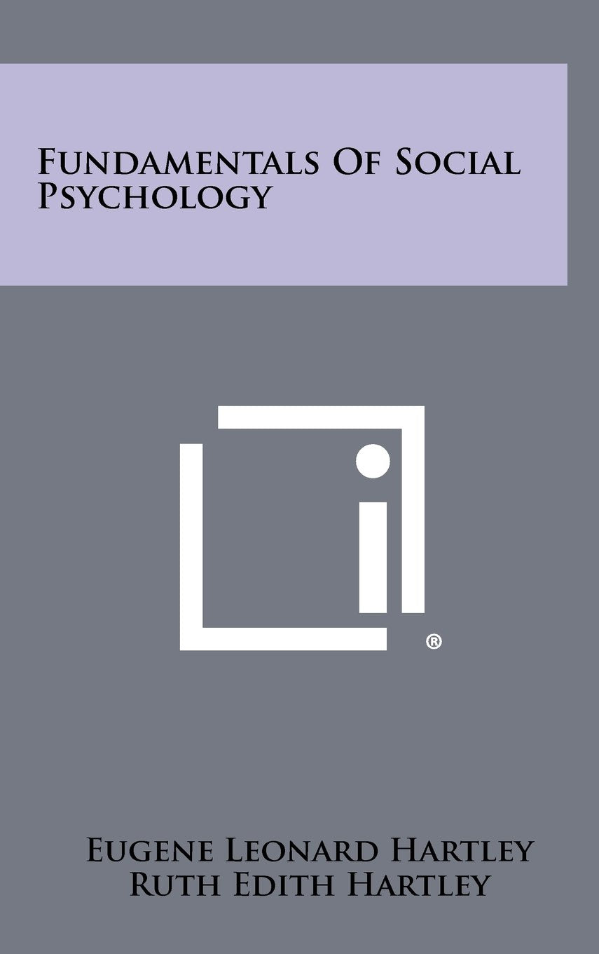 Fundamentals of Social Psychology Contemporary literature
