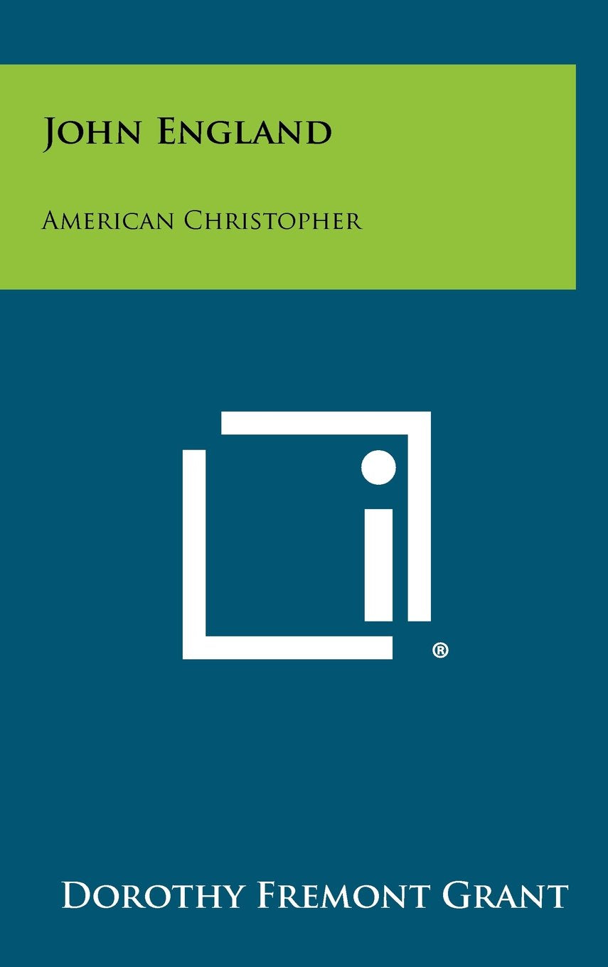 John England: American Christopher Contemporary literature