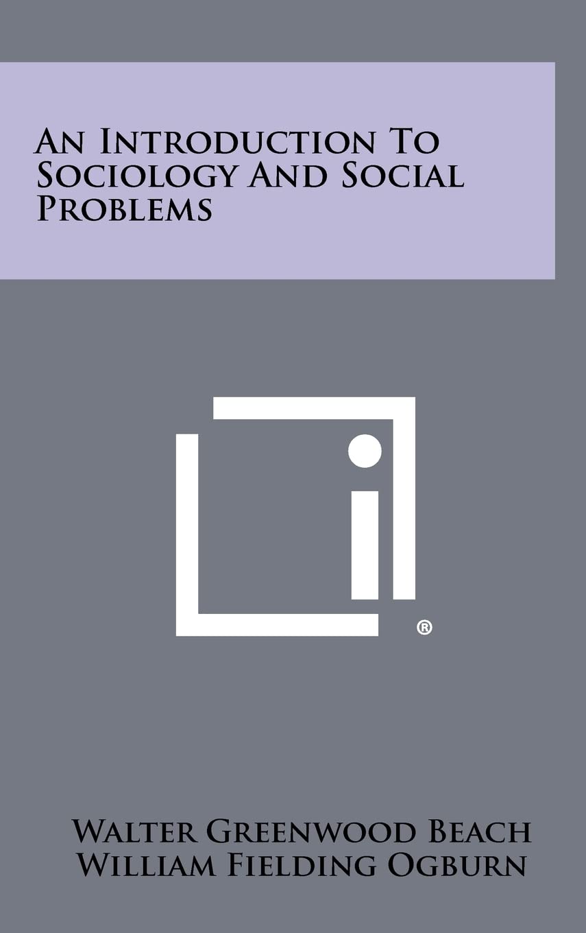 An Introduction To Sociology And Social Problems Religion & Esotericism