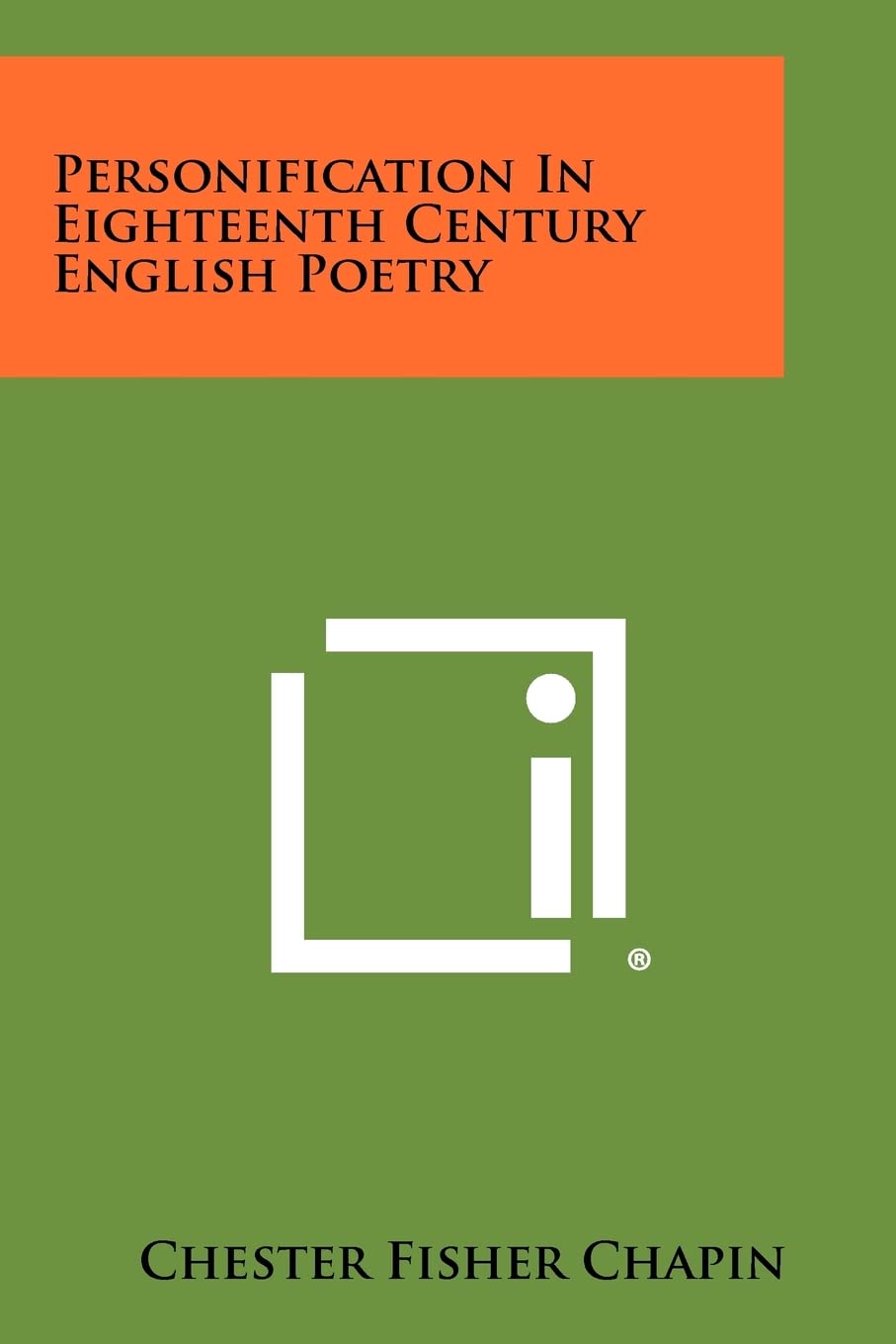 Personification In Eighteenth Century English Poetry Contemporary literature