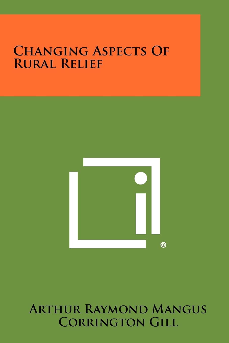 Changing Aspects of Rural Relief Contemporary literature