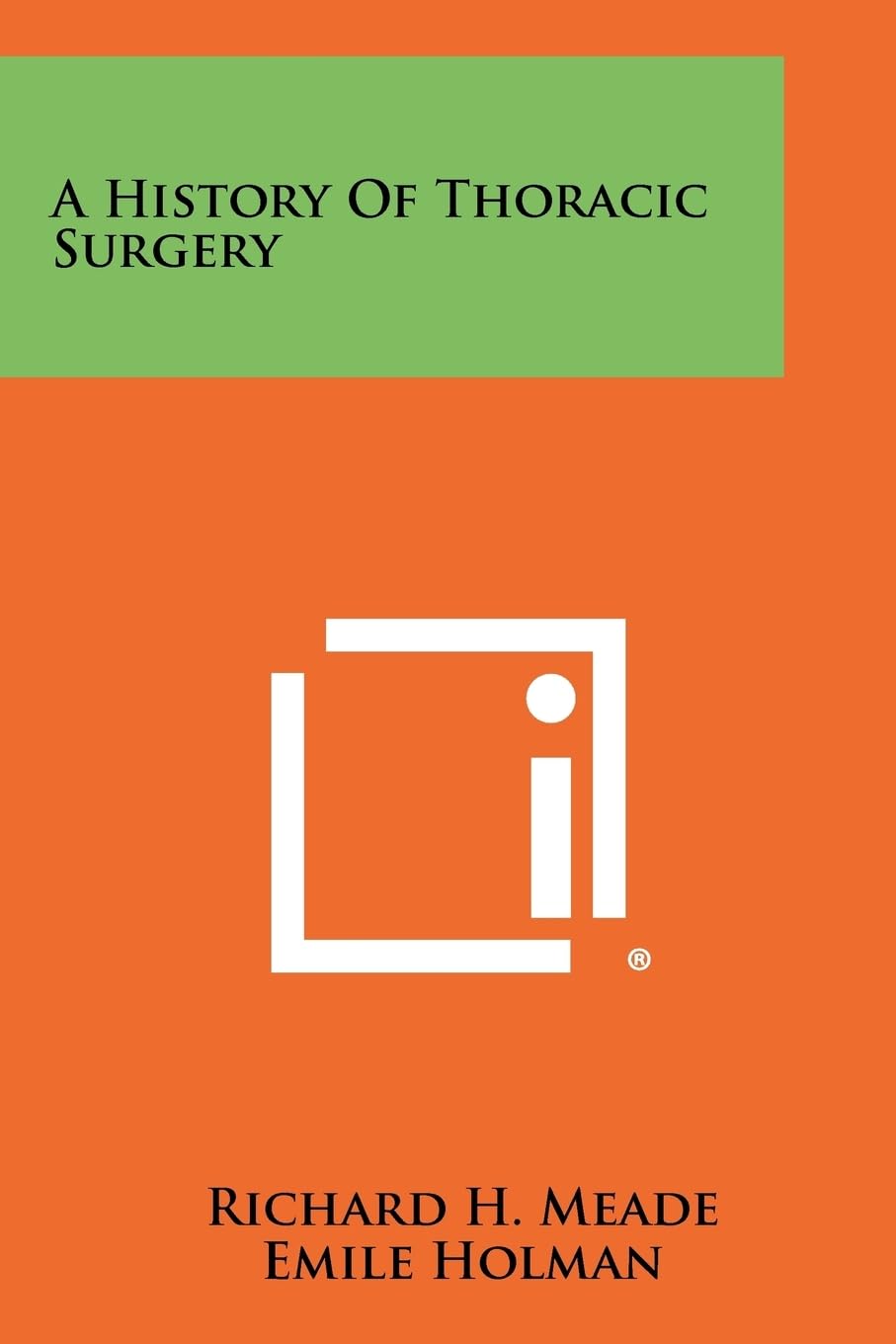 A History Of Thoracic Surgery Contemporary literature