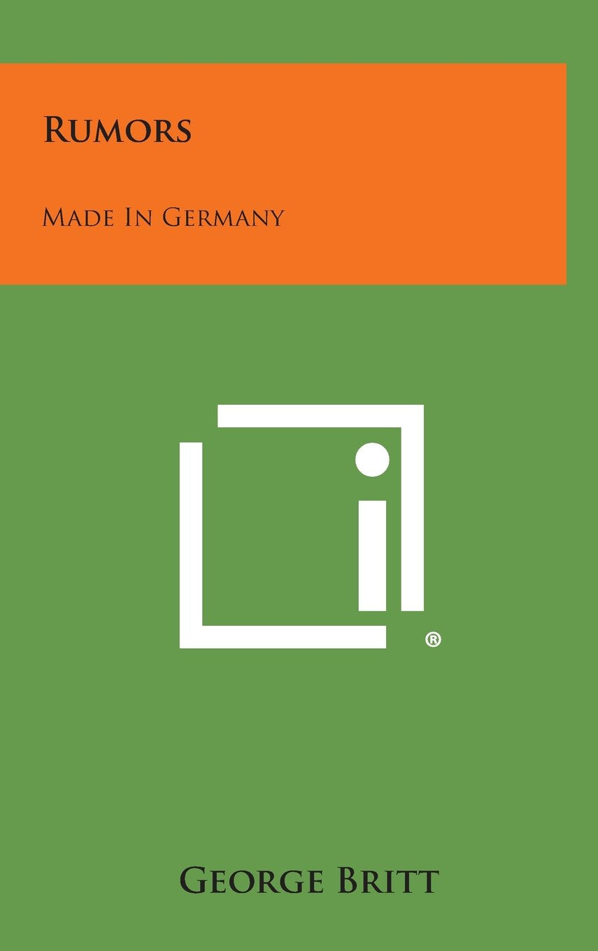 Product Image: Rumors: Made in Germany