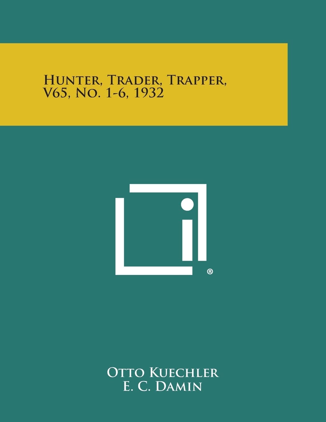 Hunter, Trader, Trapper, V65, No. 1-6, 1932 Contemporary literature