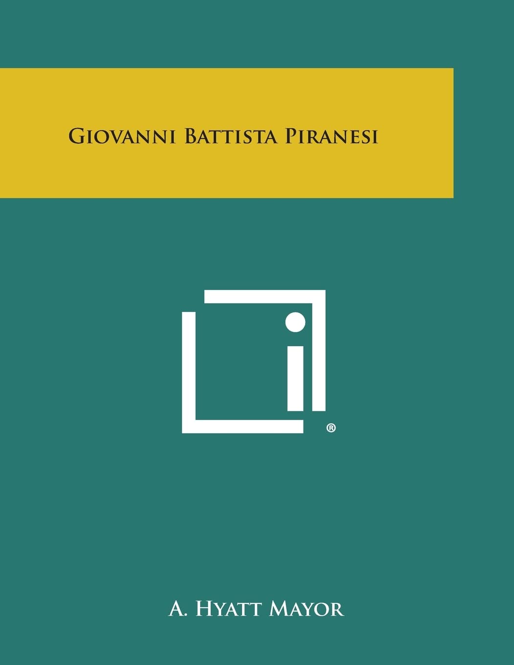 Giovanni Battista Piranesi Contemporary literature
