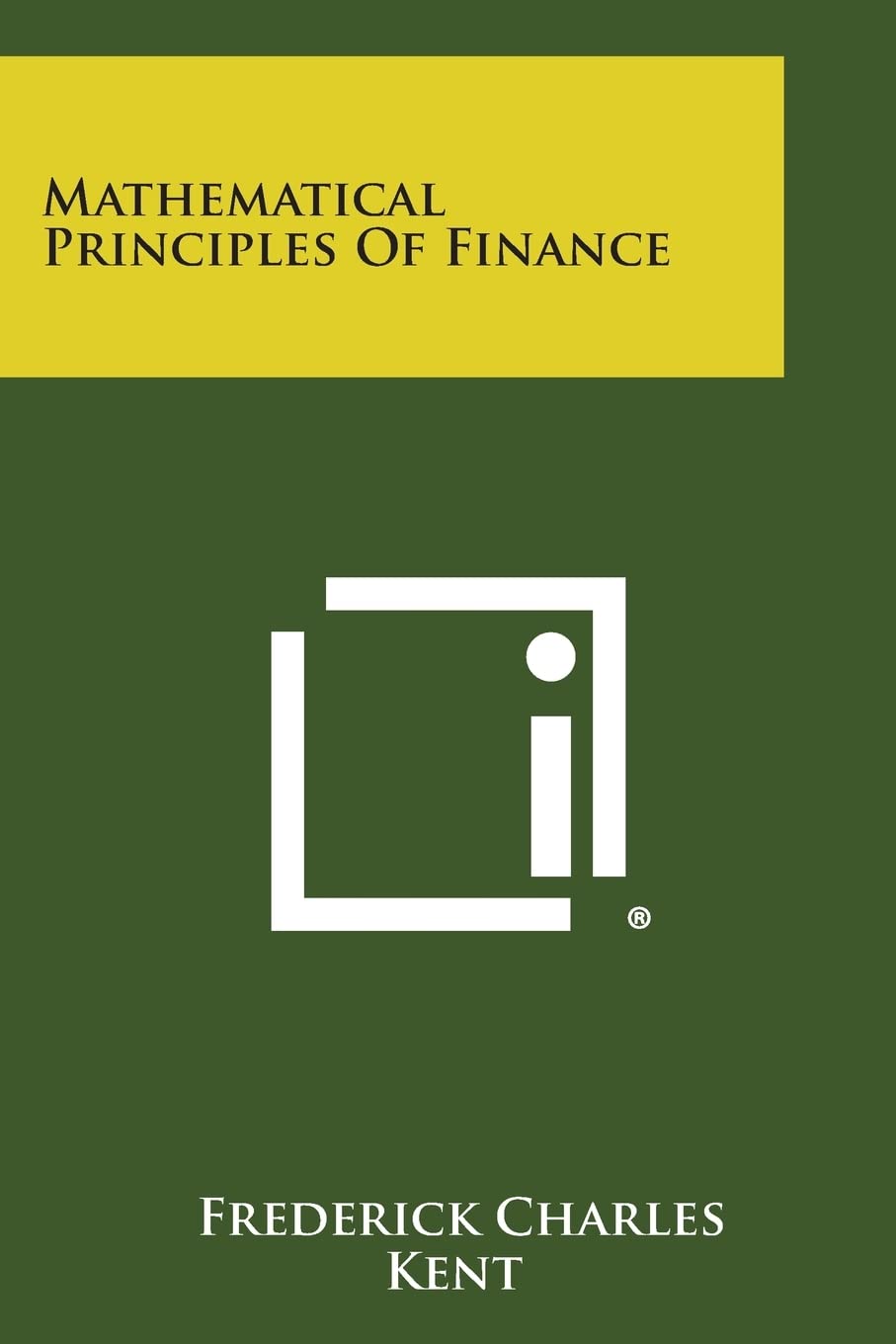 Mathematical Principles of Finance Contemporary literature