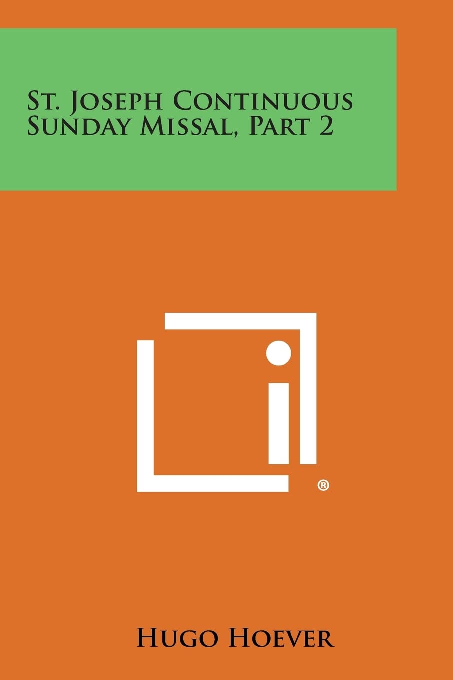 St. Joseph Continuous Sunday Missal, Part 2 Contemporary literature