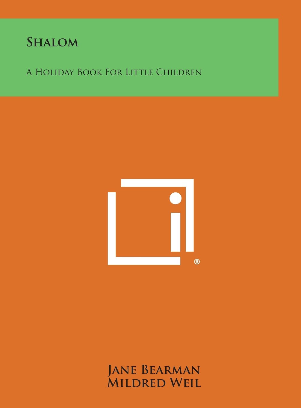 Shalom: A Holiday Book for Little Children Contemporary literature