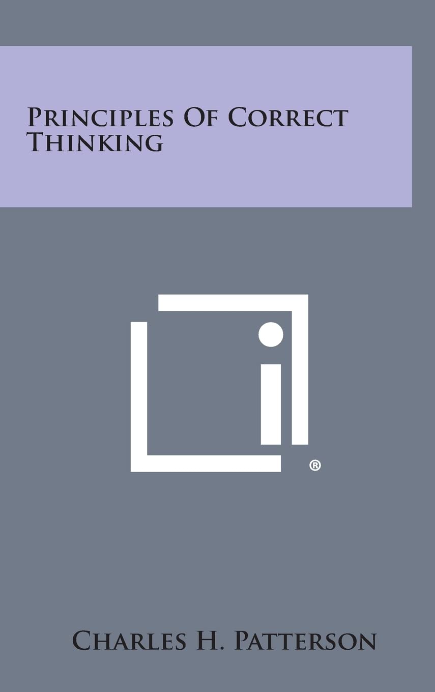 Product Image: Principles of Correct Thinking