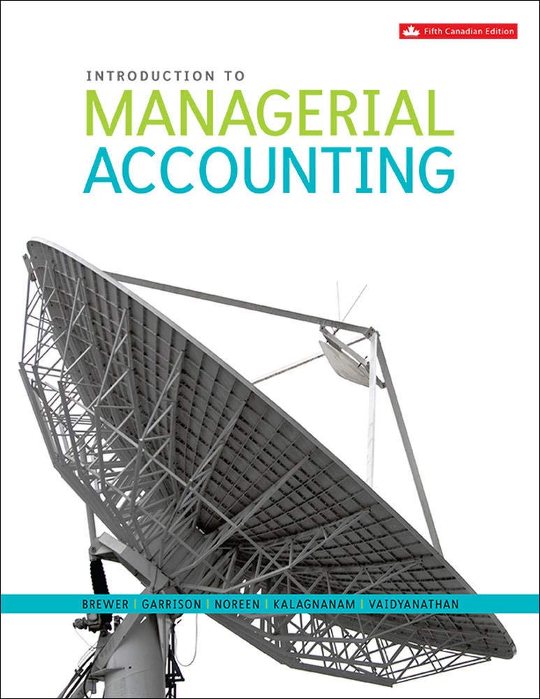 Introduction to Managerial Accounting Books