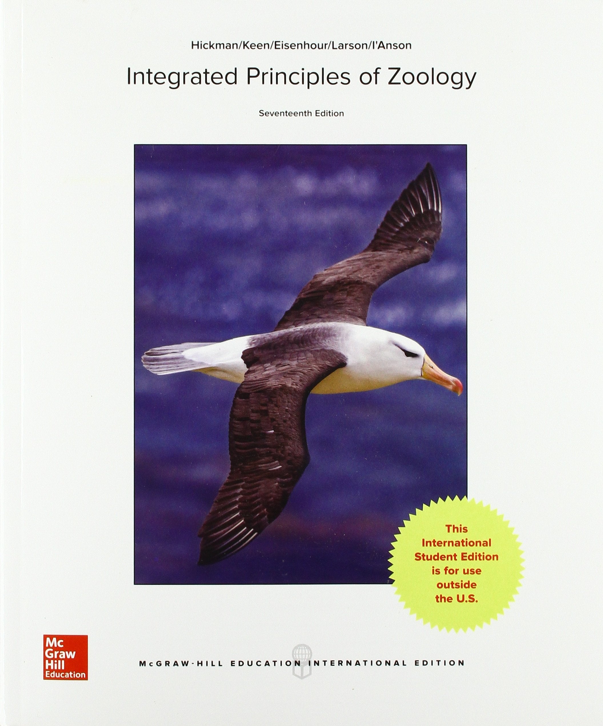 INTEGRATED PRINCIPLES OF ZOOLOGY (Scienze) Natural Sciences