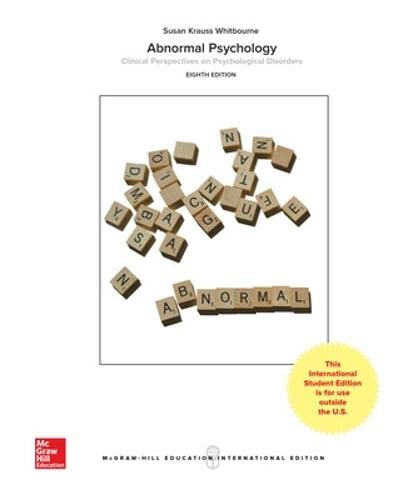 Abnormal Psychology: Clinical Perspectives on Psychological Disorders Medicine
