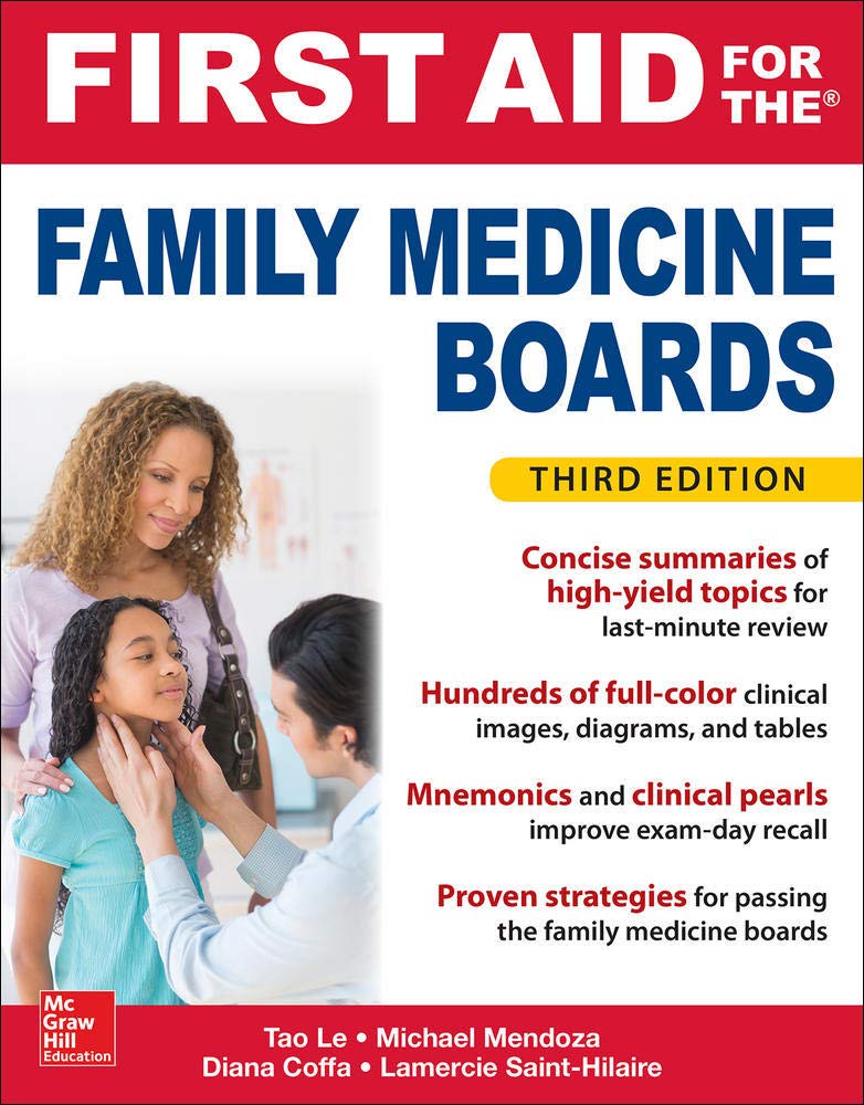 First Aid for the Family Medicine Boards Medicine
