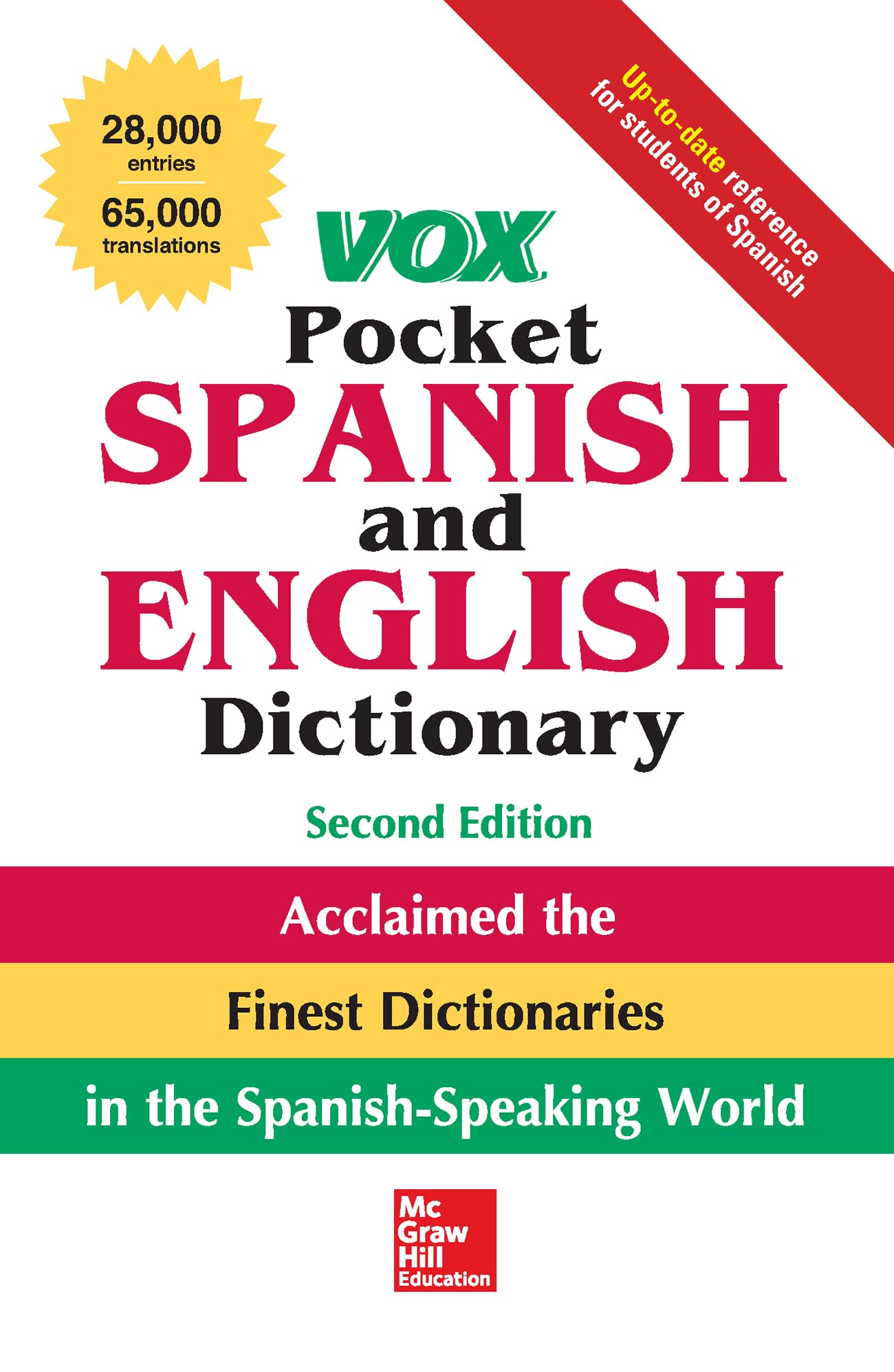 Vox Pocket Spanish and English Dictionary, 2nd Edition Foreign Languages ​​& Dictionaries