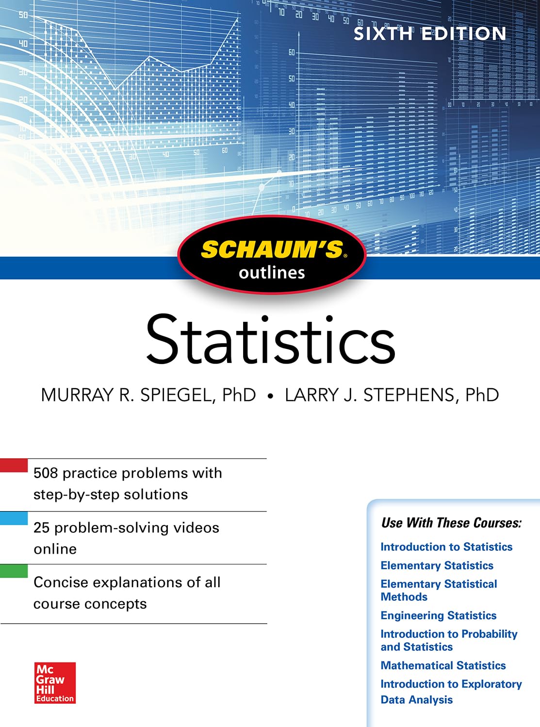 Schaum's Outline of Statistics, Sixth Edition (Schaum's Outlines) Study Guides