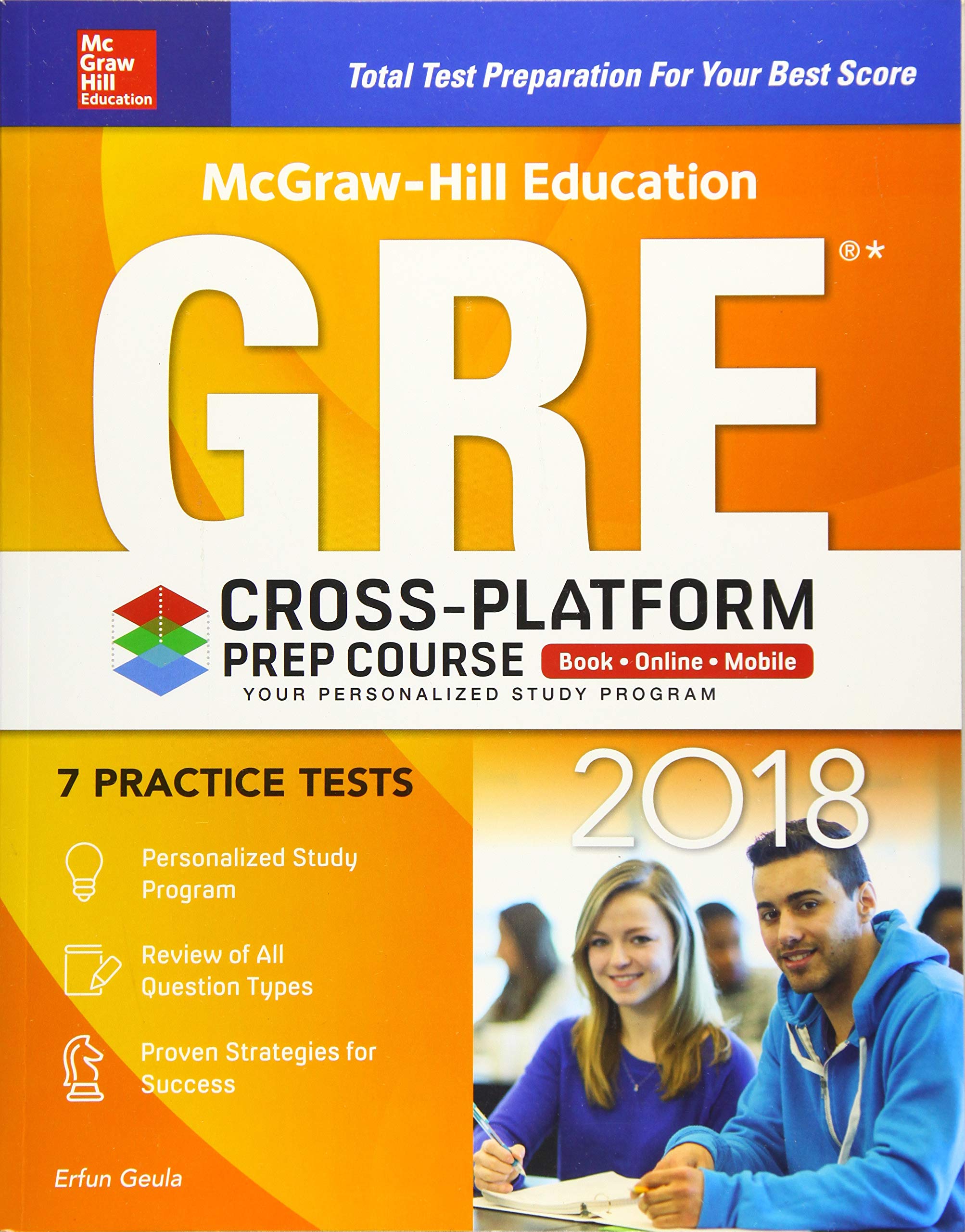 McGraw-Hill Education Preparation for the GRE Test 2018 Cross-Platform Prep Course Learning & Reference
