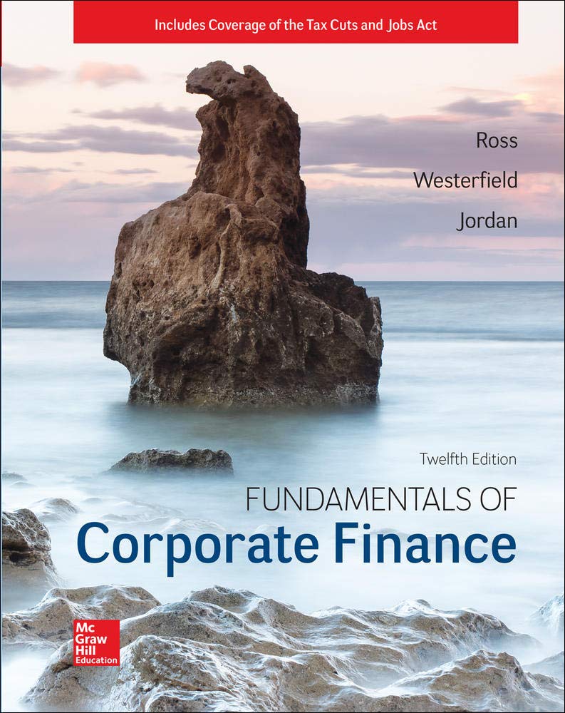 ISE Fundamentals of Corporate Finance book