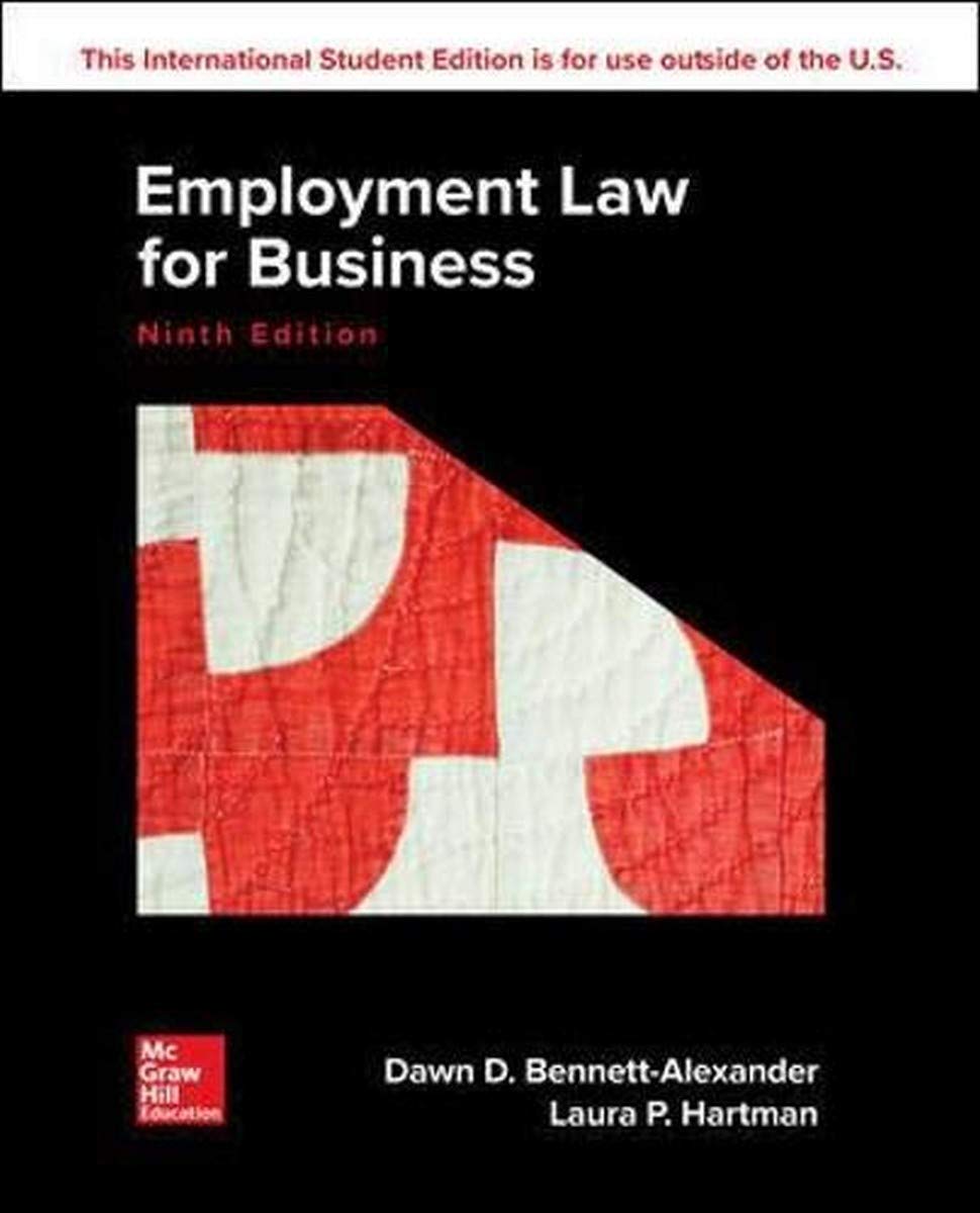 ISE Employment Law for Business book