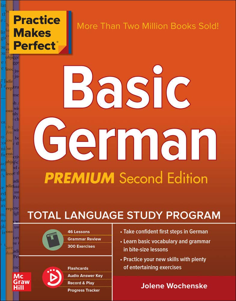 Practice Makes Perfect: Basic German, Premium Second Edition Foreign Languages ​​& Dictionaries