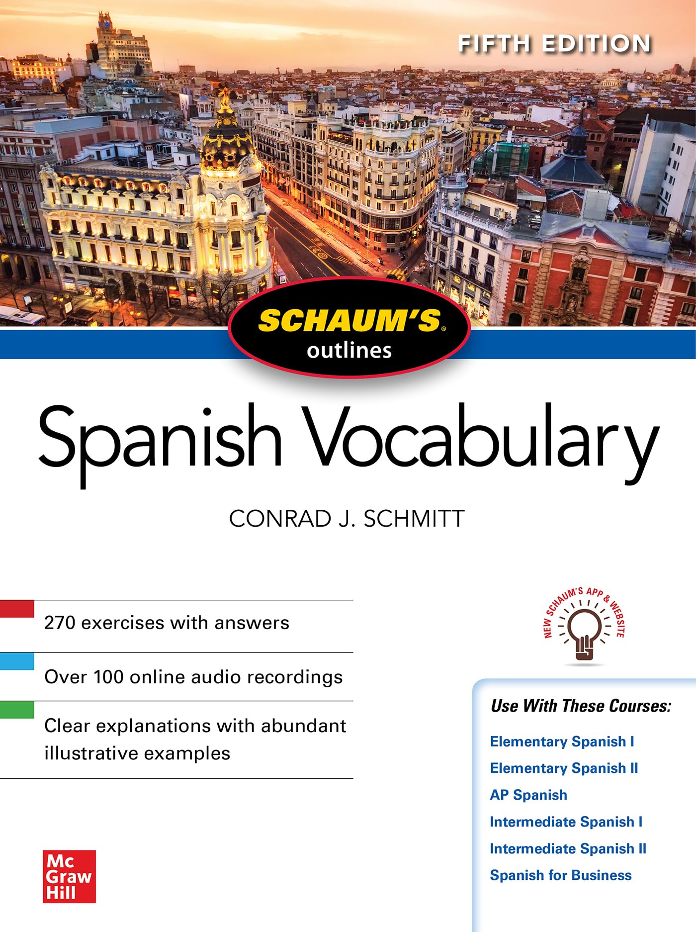 Schaum's Outline of Spanish Vocabulary, Fifth Edition Social Sciences