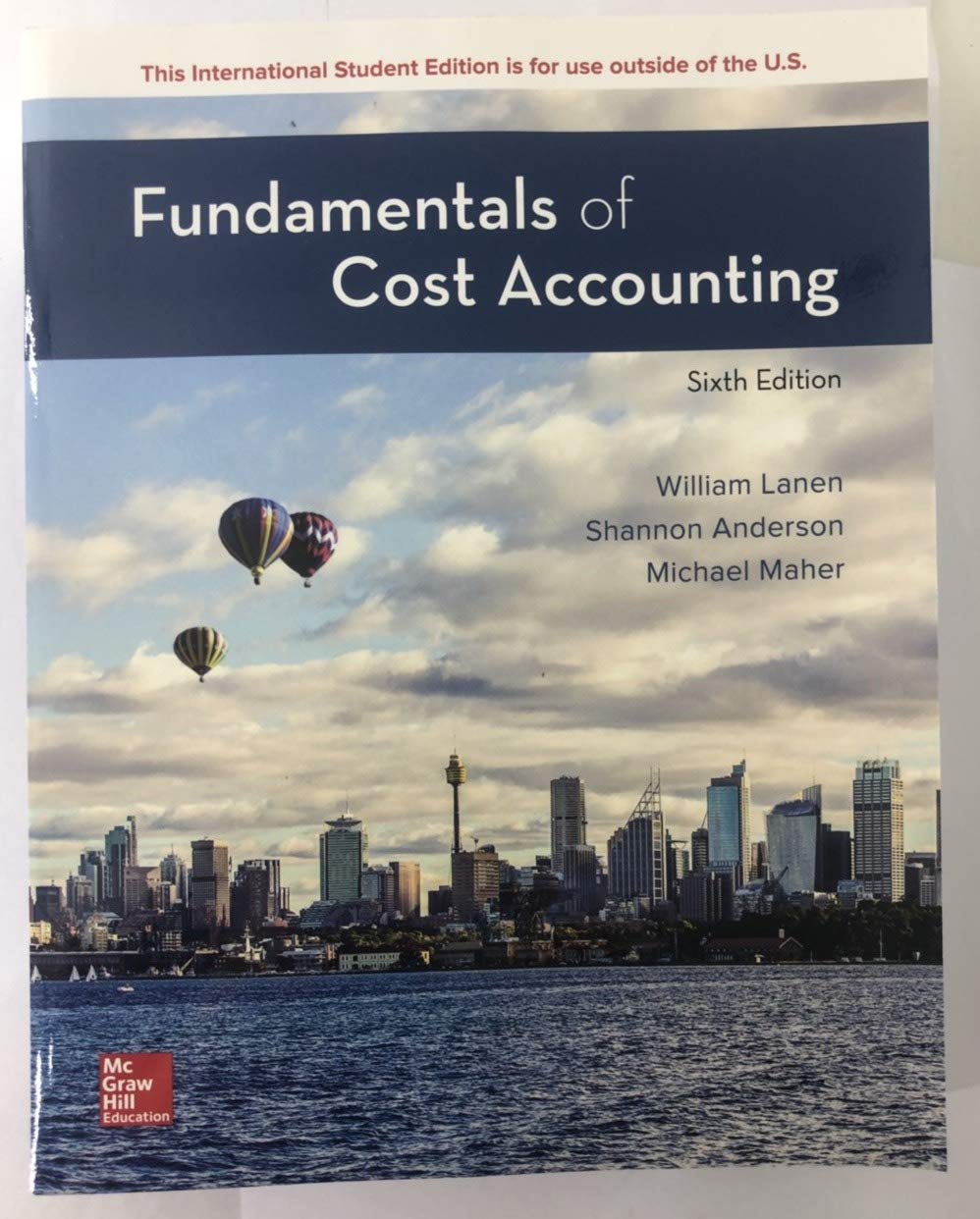 ISE Fundamentals of Cost Accounting book
