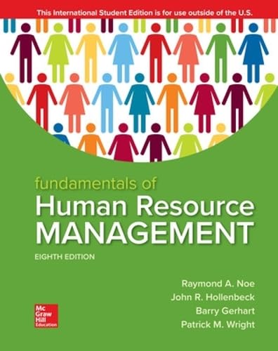 ISE Fundamentals of Human Resource Management Business, Finance & Career