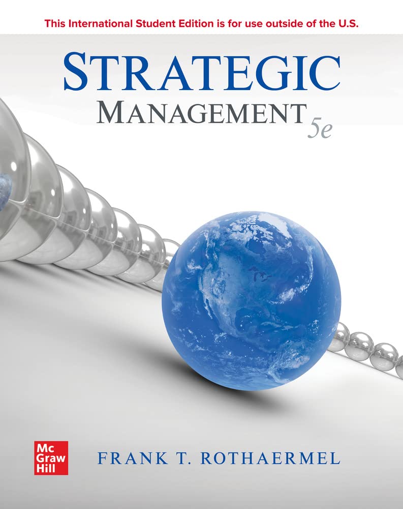 ISE Strategic Management: Concepts Business, Finance & Career