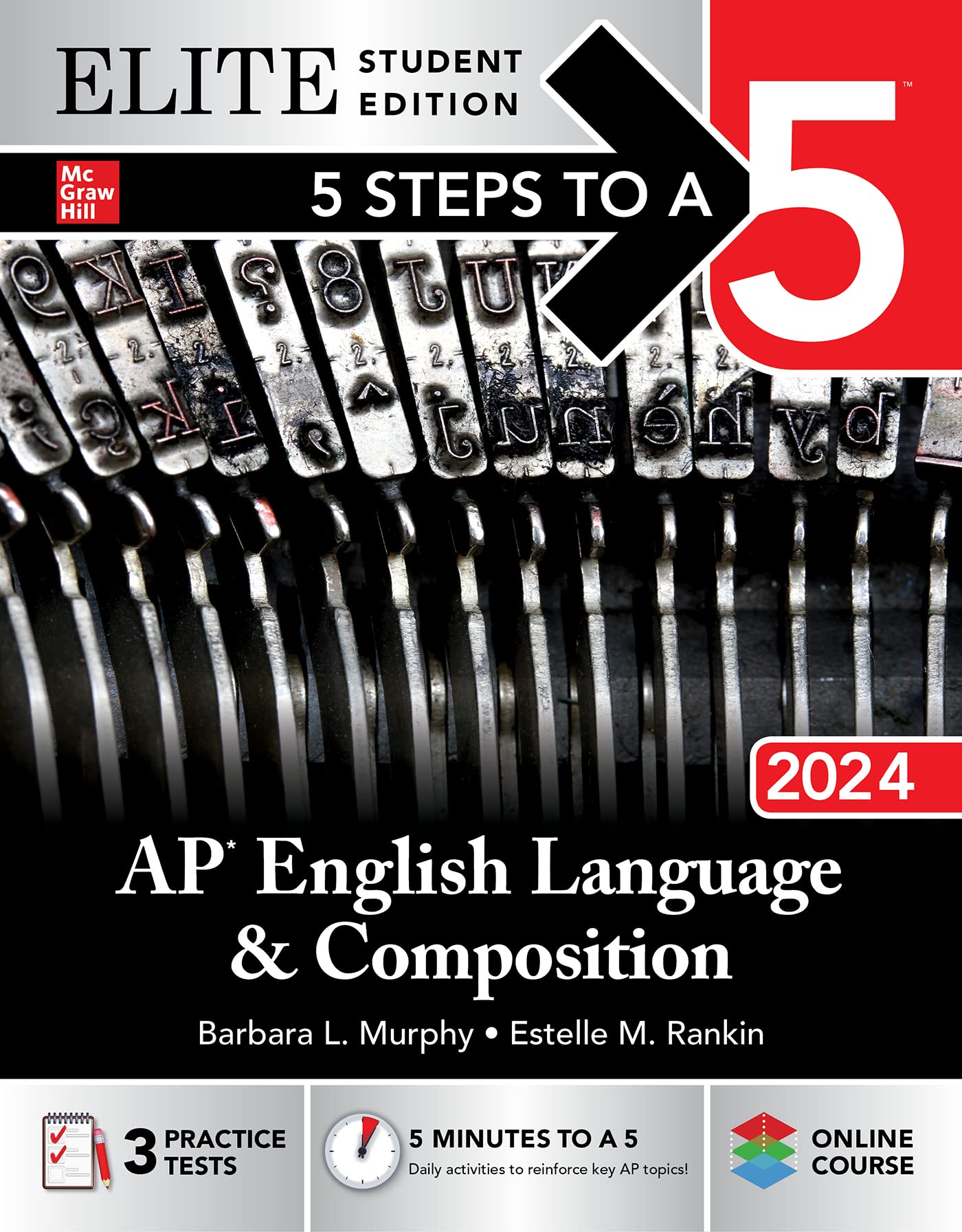 AP English Language and Composition 2024: Elite Student Edition (5 Steps To A 5) Foreign Languages ​​& Dictionaries