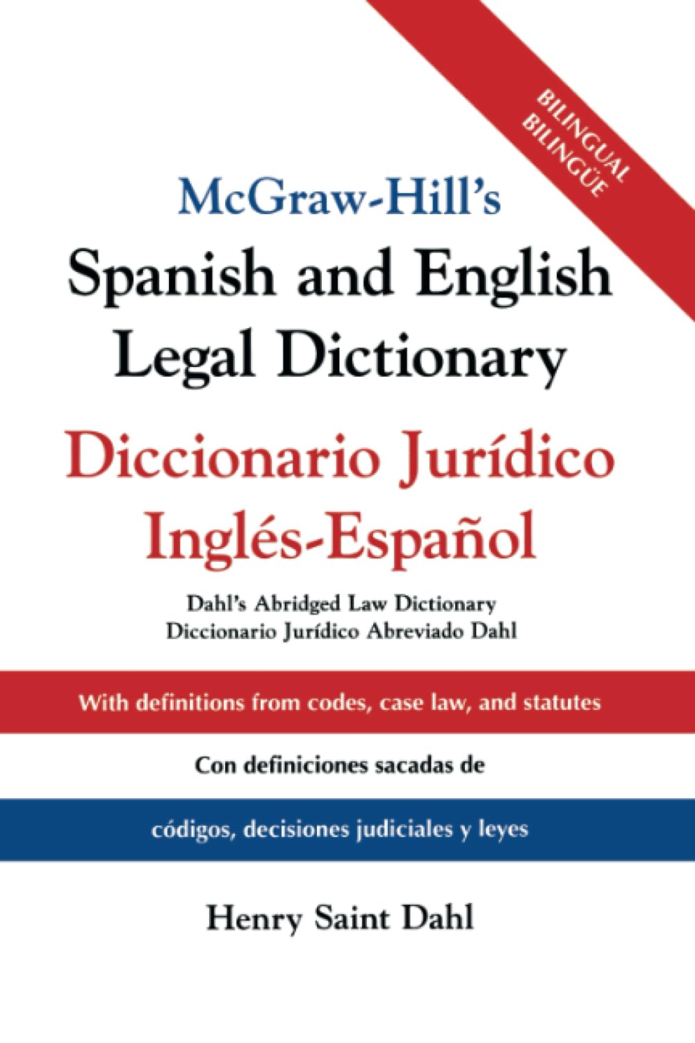 McGraw-Hill's Spanish and English Legal Dictionary Law