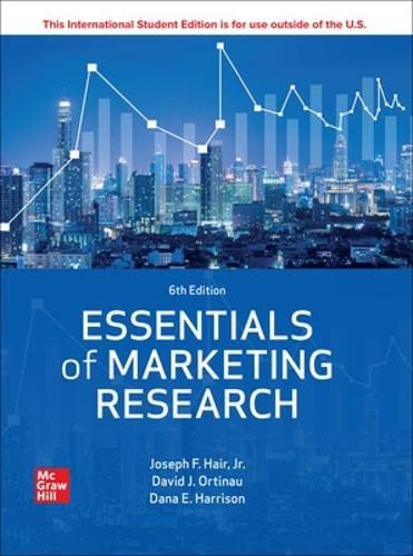 Essentials of Marketing Research ISE Business, Finance & Career