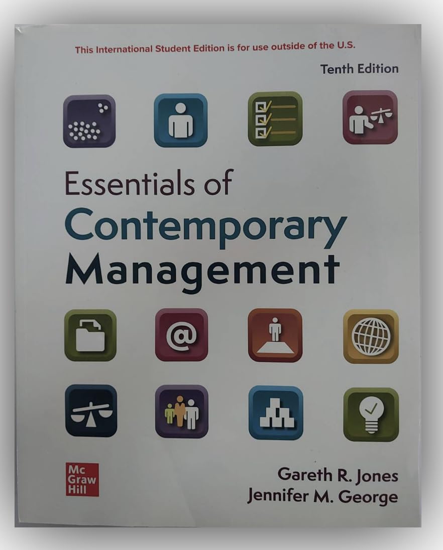 Essentials of Contemporary Management ISE book