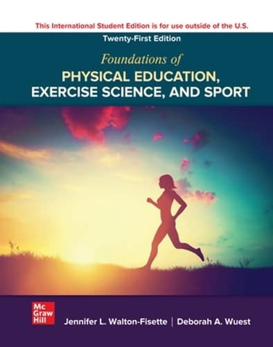 Foundations of Physical Education Exercise Science and Sport ISE Law