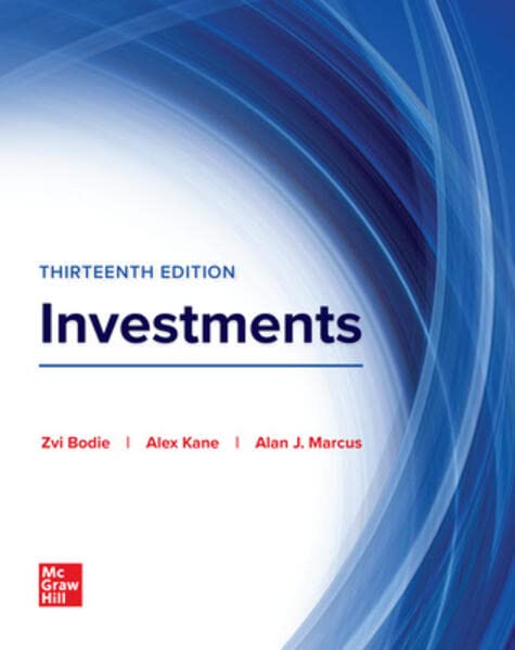 Investments (Mcgraw Hill Series in Finance, Insurance, and Real Estate) Business, Finance & Career