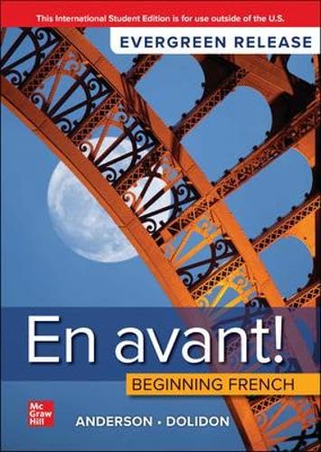 En avant! Beginning French: 2024 Release ISE Leisure, Home & Garden