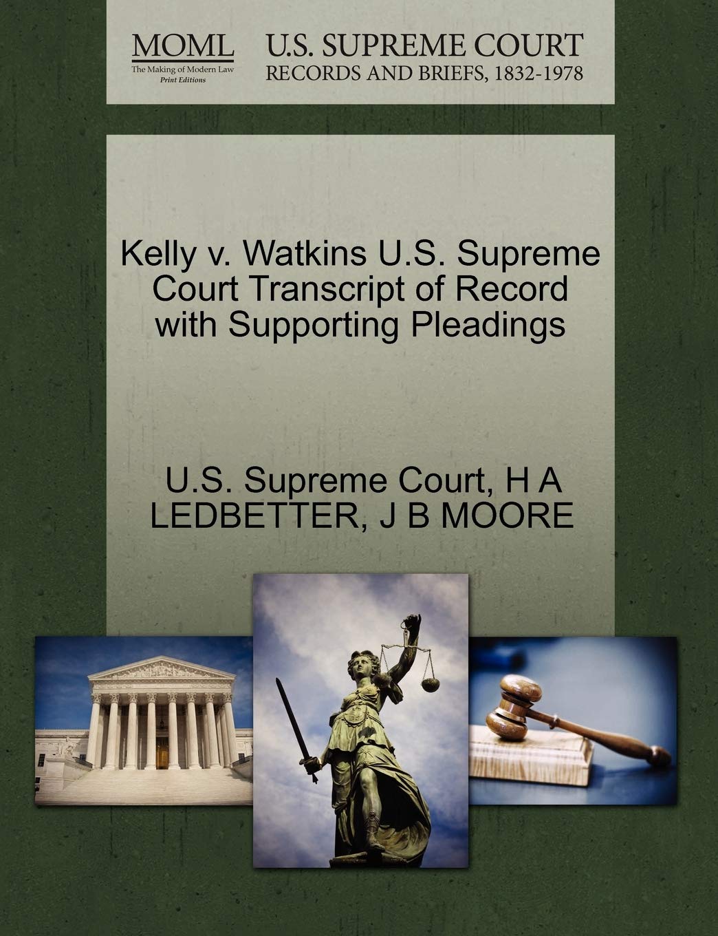 Kelly V. Watkins U.S. Supreme Court Transcript of Record with Supporting Pleadings Law